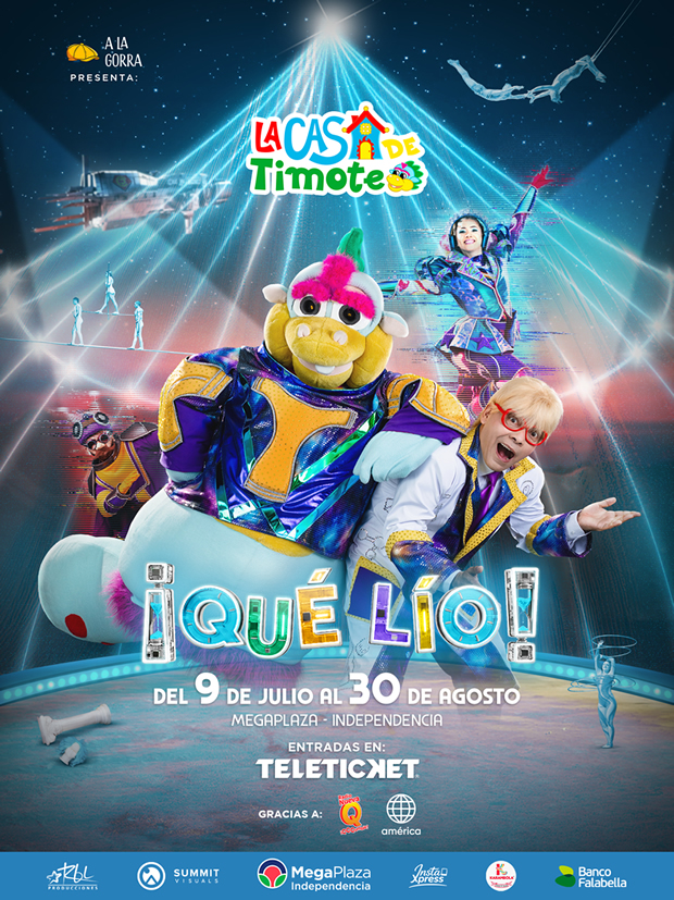 Comenzó la temporada de circo con ¡Qué lío! de La Casa de Timoteo